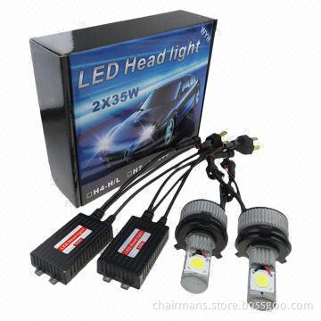 LED headlight, universal for car/truck, 7,500K